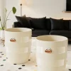 Popular Home Plastic Rubbish Trash Can 12L Waste Paper Large Capacity Bin for Garbage Bin