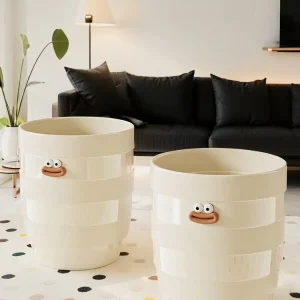 Popular Home Plastic Rubbish Trash Can 12L Waste Paper Large Capacity Bin for Garbage Bin