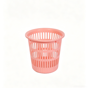 Open-Top, Lidless Household Trash Can